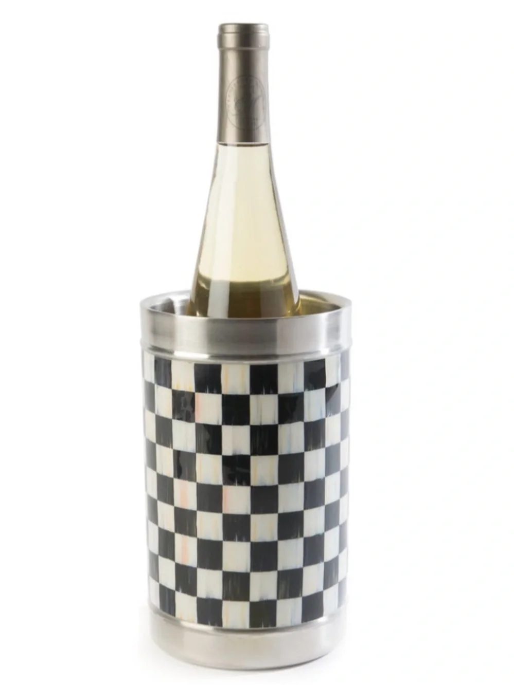Mackenzie-Childs Courtly Check Wine Cooler. Like new condition.